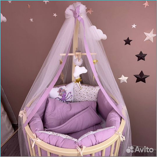 Бортики в детскую кроватку