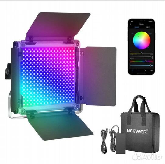 Яркий цветной видеосвет Neewer 660 RGB PRO 50 Вт