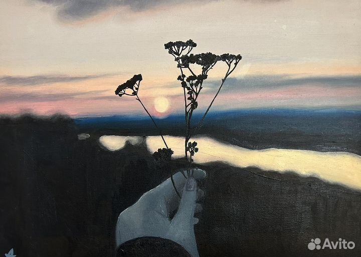 Картина маслом на холсте пейзаж