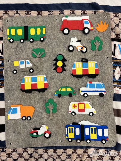 Развивающая игра из фетра