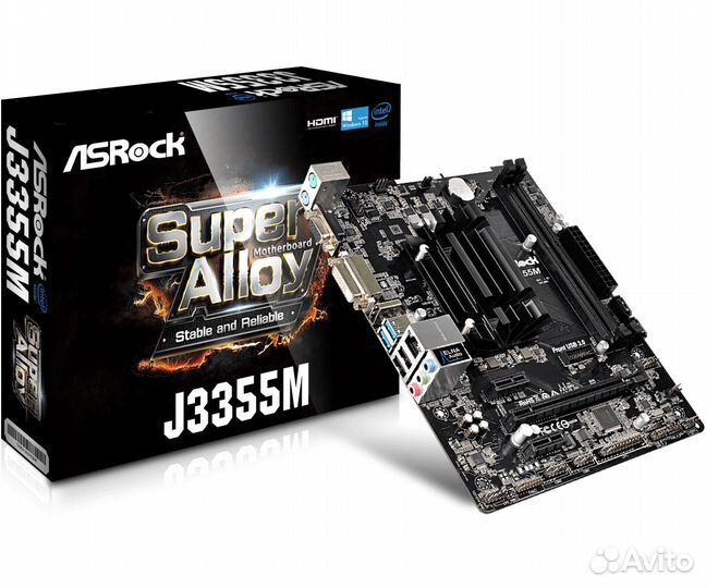 ASRock J3355M новая в упаковке