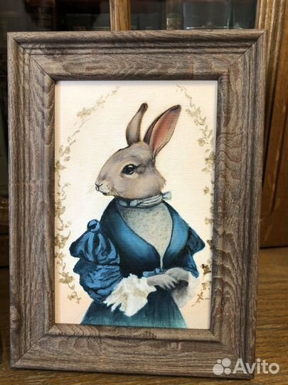 Картина миниатюра. Масло. 2 шт