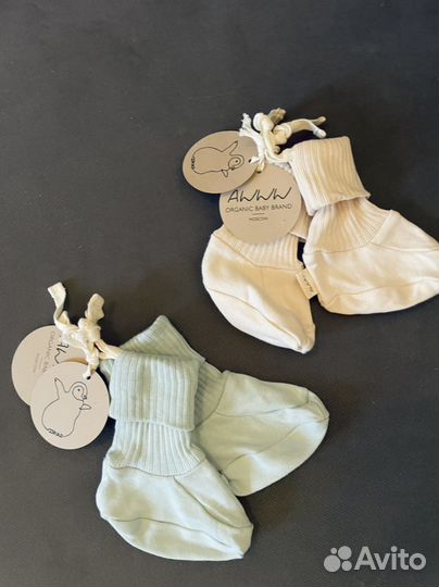 2 пары новых пинеток awww из органического хлопка