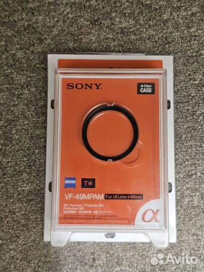 Фотофильтры Sony VF-49mpam, VF-49ndam и VF-49CPA