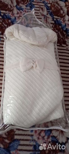 Конверт одеяло на выписку зимний