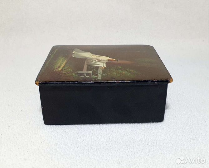 Шкатулка. Федоскино 1962 год