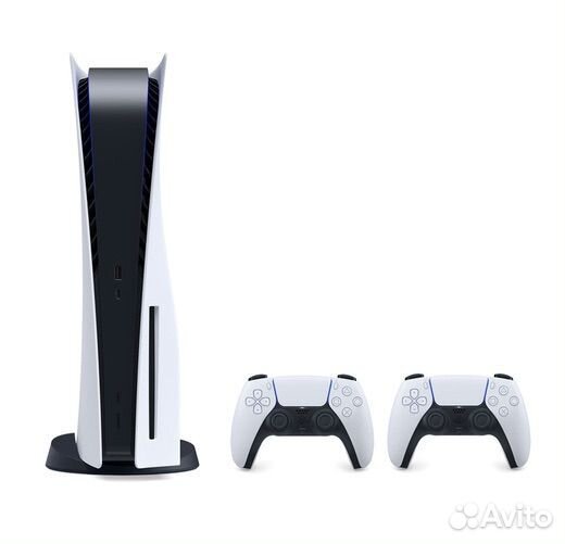 Playstation 5 с дисководом + 2 джойстика