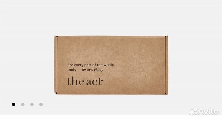 Набор Скраб-бальзам для тела кокос The act