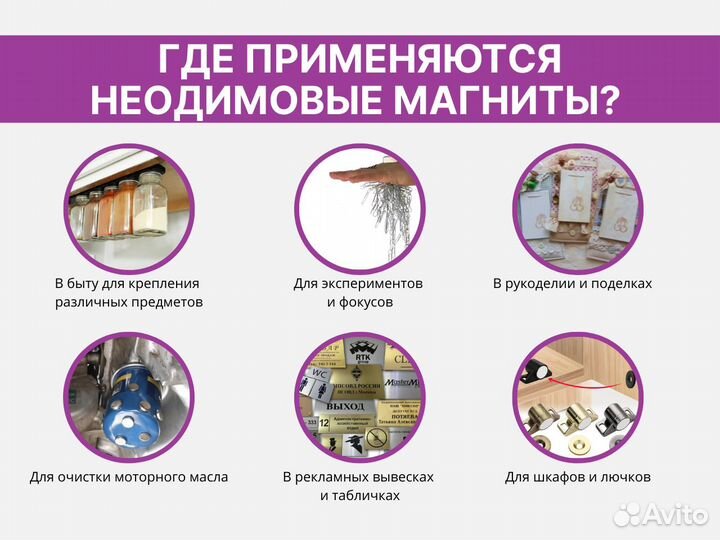 Неодимовый магнит диск 60х30 мм