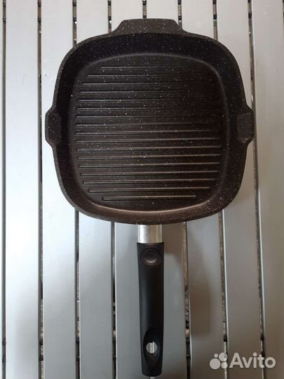 Сковорода гриль Kukmara сгмт281а кофейный мрамор