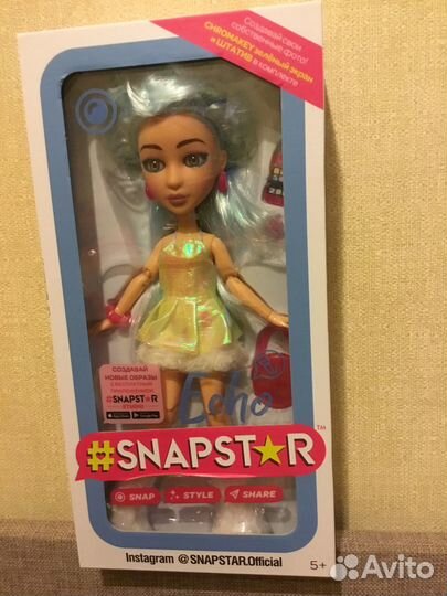 Новая кукла Barbiе на Мопеде snapstar Echo