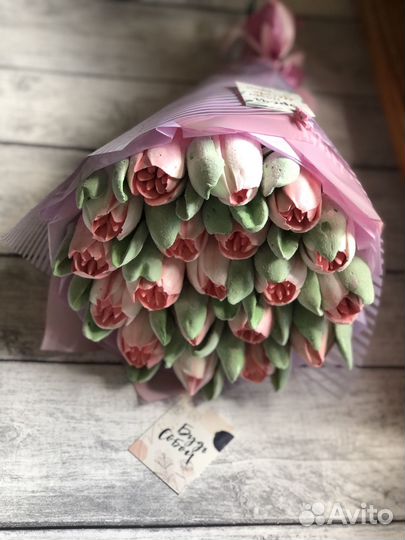 Зефирные тюльпаны