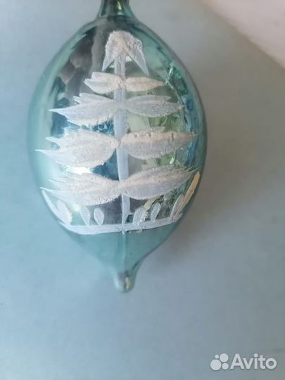 Елочные игрушки СССР. Глинка.Стеклярус