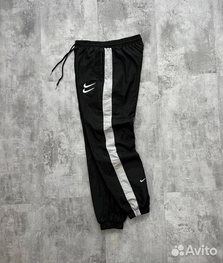 Спортивные штаны nike плащевка swoosh зима