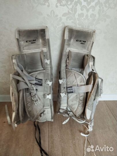 Щитки хоккейного вратаря