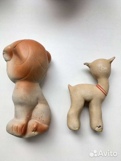 Резиновые игрушки времен СССР