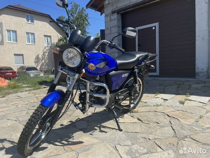 Мопед racer RC50 alpha + цпг 125 см3 (Синий)