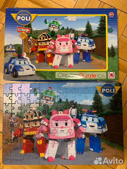 Пазл Робокар Поли 104 детали