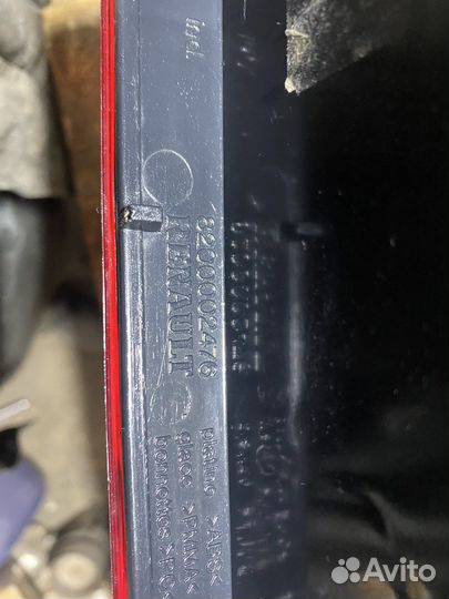 Задний фонарь в крышку багажника renault laguna 2