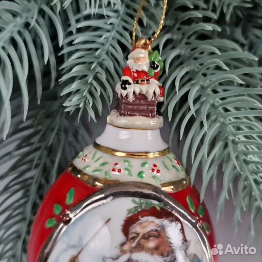 Елочные игрушки фарфор Bradford