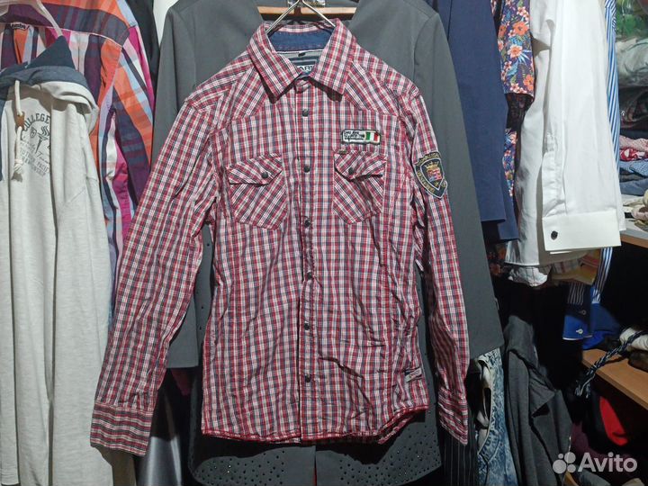 Рубашка cars клетчатая