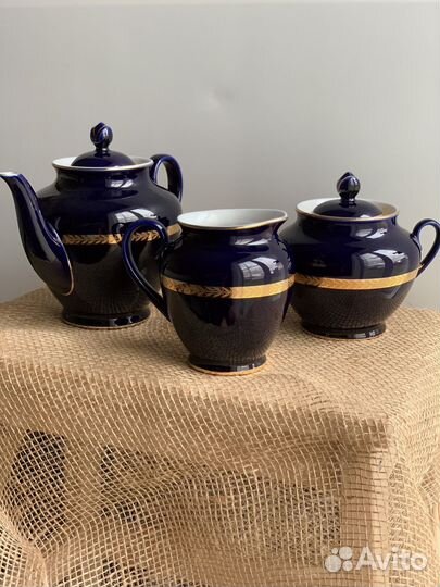 Чайный сервиз СССР лфз колосок