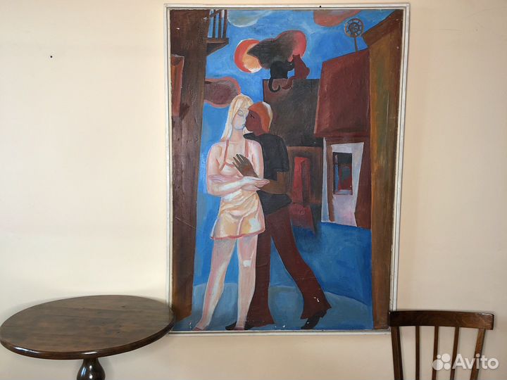 Н.З.Бикулов картина «На реке» 1971 г