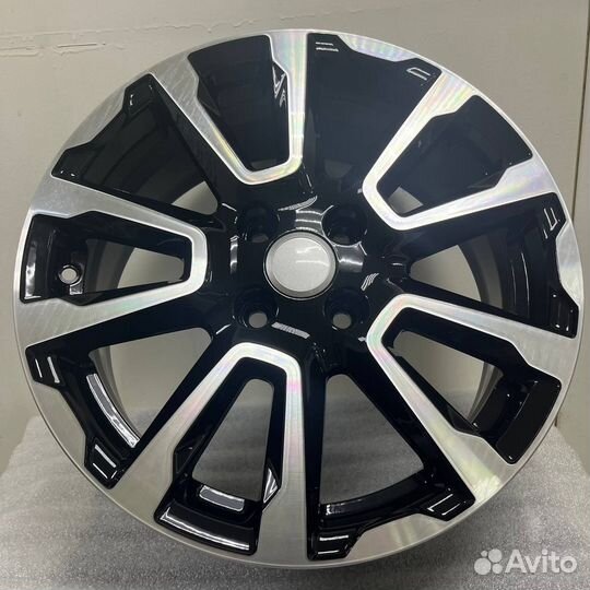 Литые диски R16 4/100 кик кс1026 Алмаз черный