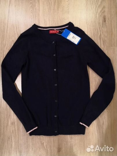 Кардиган школьный для девочки рост 140- 146-152