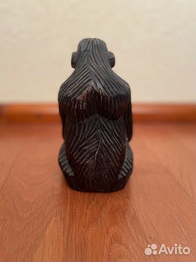 Статуэтка обезьяна деревянная из Африки