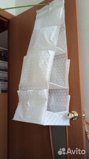 Навесная треугольная полка с карманами Икеа