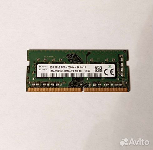 Оперативная память sodimm Hynix 8GB DDR4 купить в Москве | Электроника ...