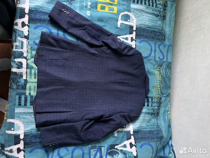 Пиджак школьный для мальчика 140