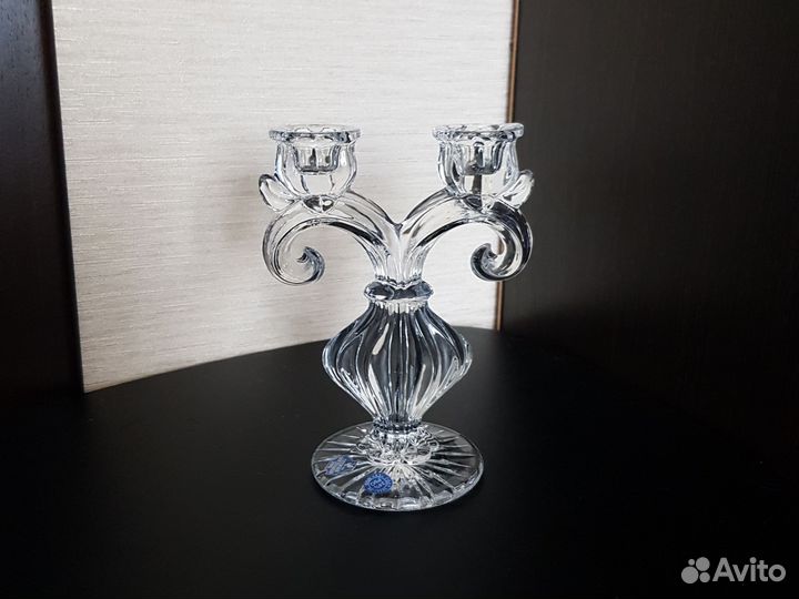 Подсвечник хрустальный
