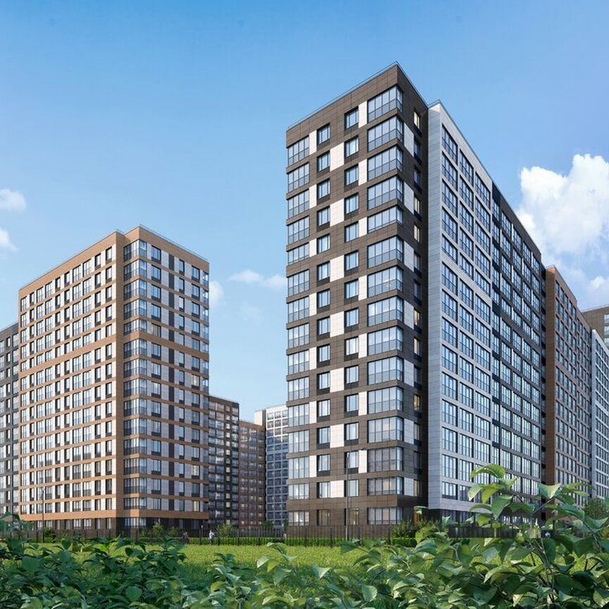 2-к. квартира, 61,7 м², 16/20 эт.