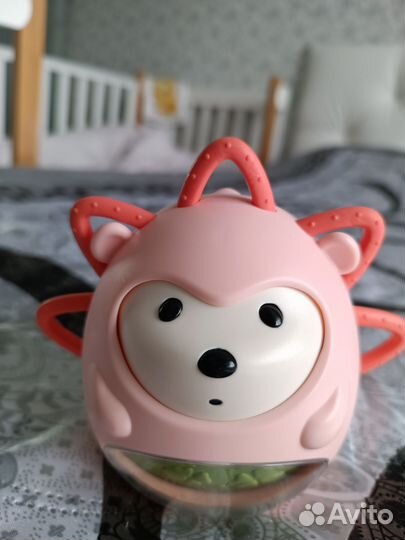 Неваляшка прорезыватель Ежик