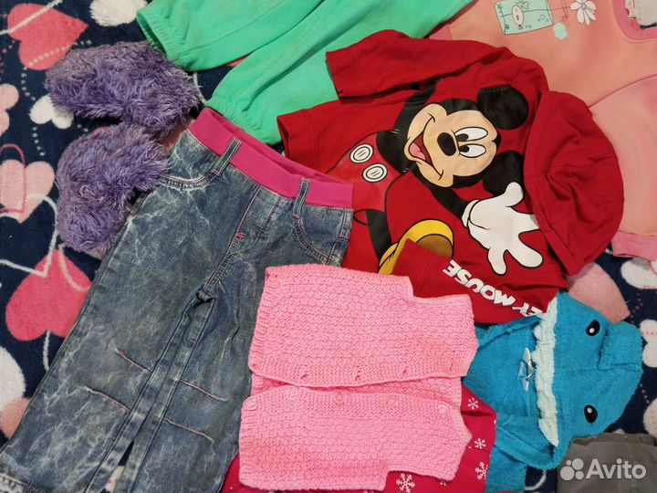 Вещи пакетом на девочку 86-92