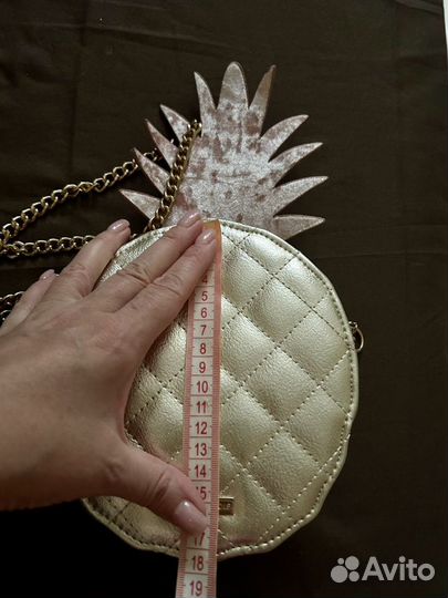 Сумка клатч ананас
