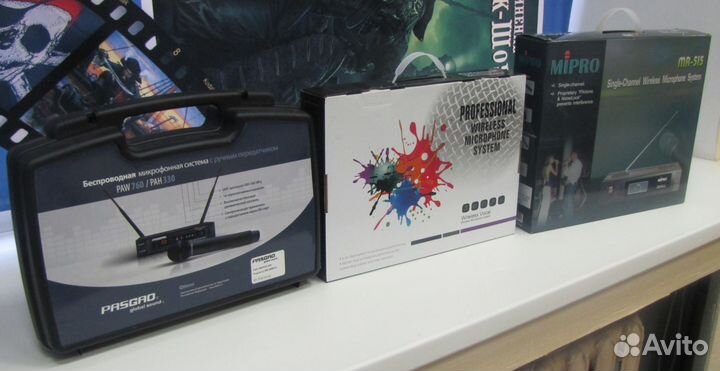 Микрофоны Pro Вокал Радио Shure C-Mark Karsect New