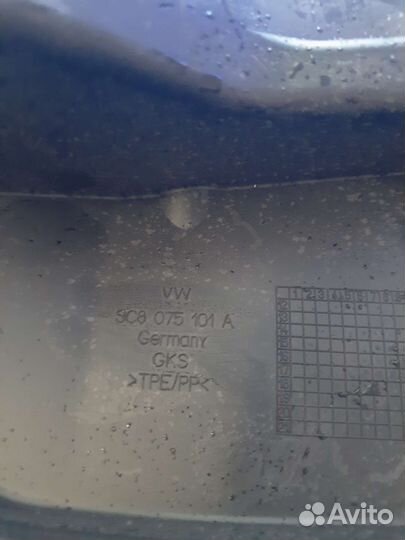 Брызговики задние Passat CC