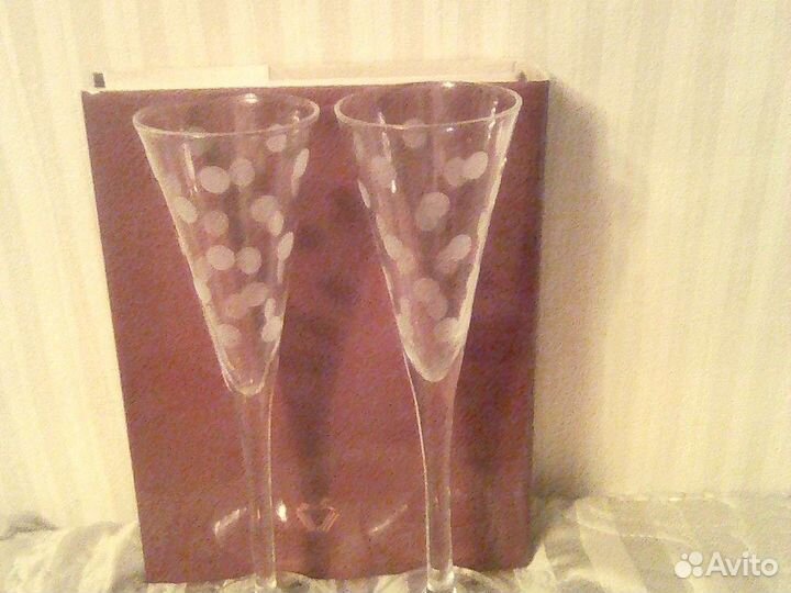 Элегантные фужеры ручной работы