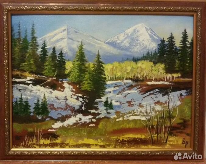 Картина маслом пейзаж