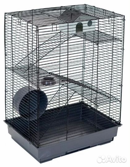Дарэлл 4034сер-черн ECO Клетка д/грызунов гоша-4 3