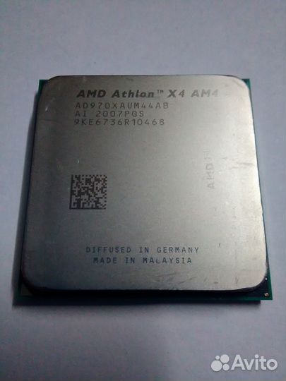 Процессор AMD Athlon X4 970 (AM4, 4 x 3.8 ггц)