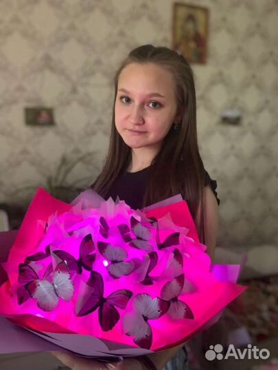 Букеты из бабочек