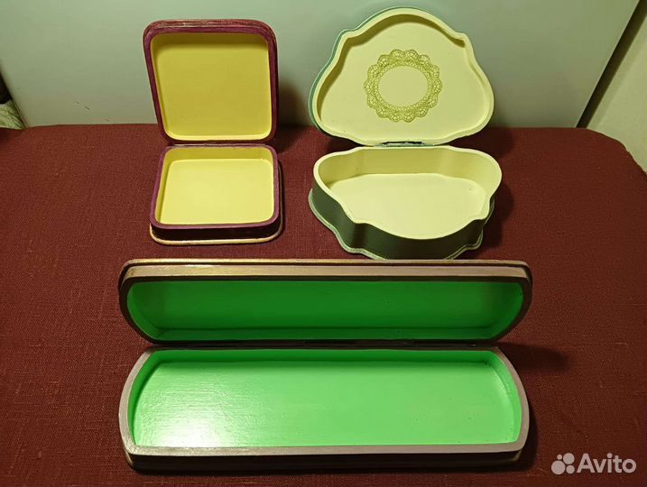 Старинные деревянные шкатулки