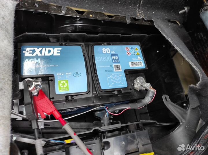 Аккумулятор 80ач AGM на tuareg vw 3.6 бензин