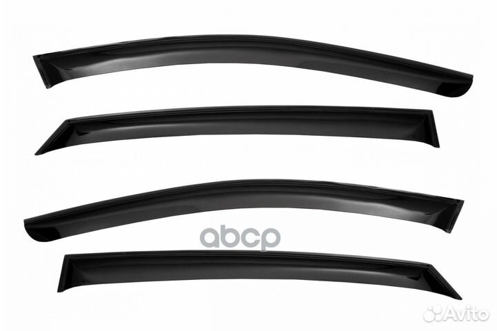 Дефлектор окон (накладной скотч 3М) 4 шт., cher