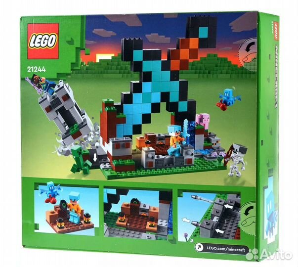 Конструктор lego Minecraft: Застава меча 21244