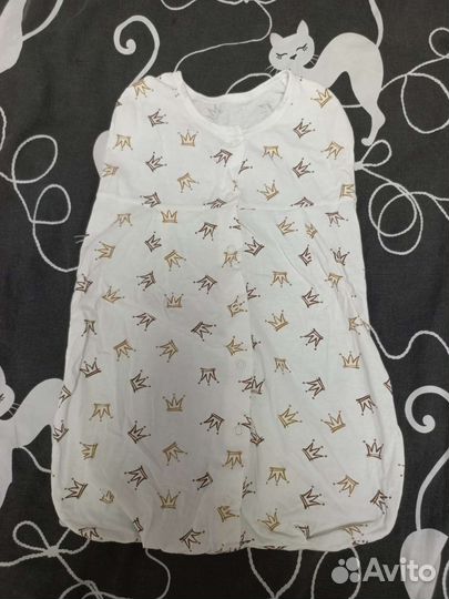 Пеленка кокон на молнии для новорожденных 56